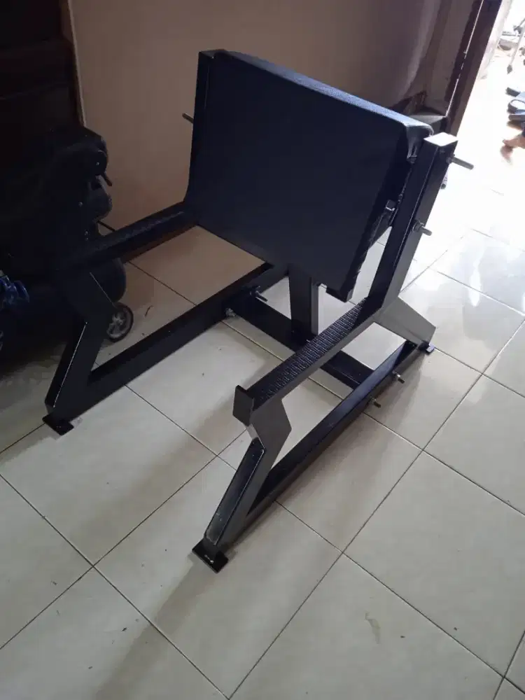 biceps preacel curl + stick