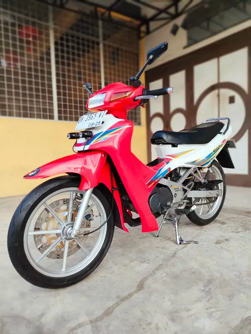 Suzuki Satria120 / Satria 120 R 2001, 6 Speed Red Premium Metalic.