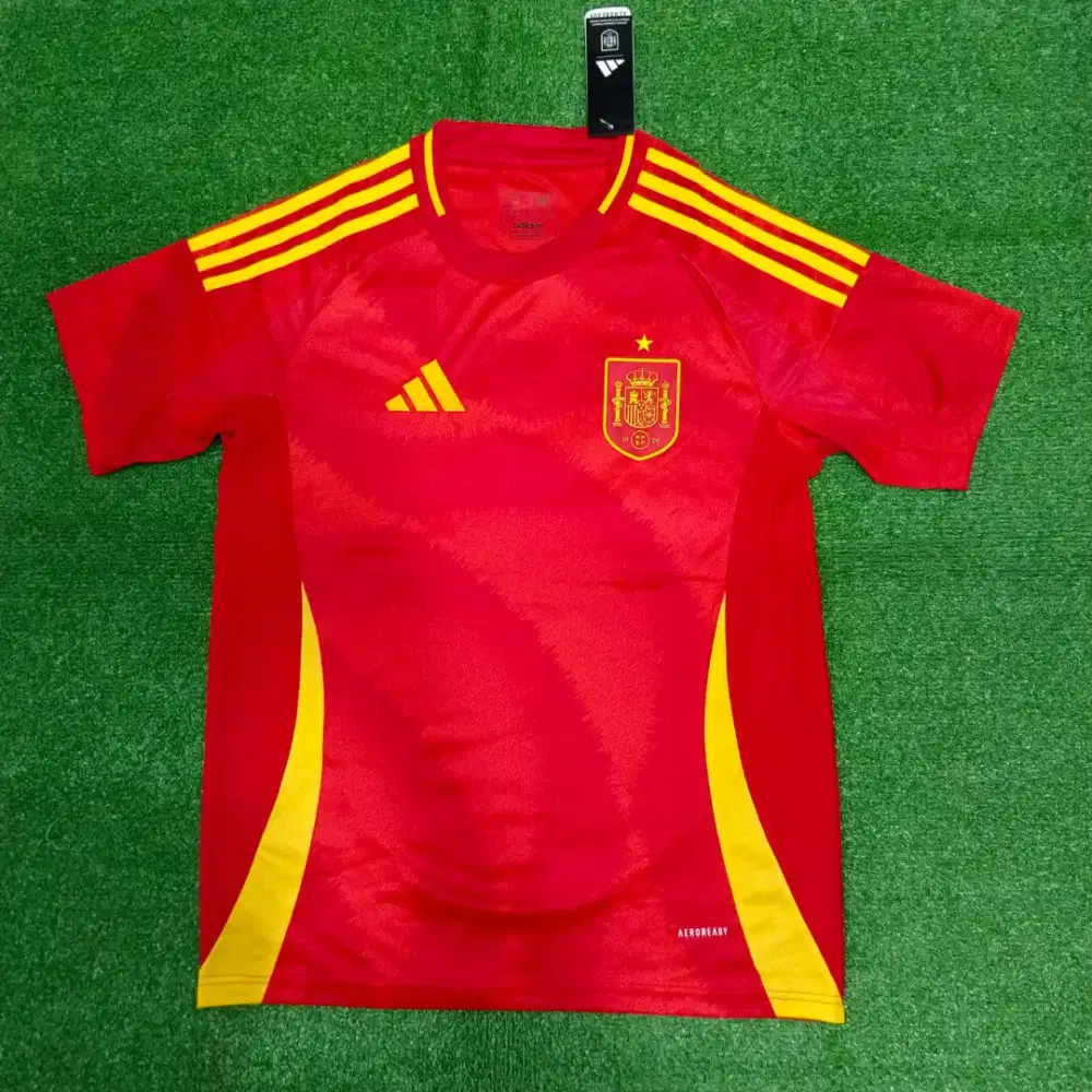 Jersey Bola Negara Spanyol home Away New Season Euro 2024