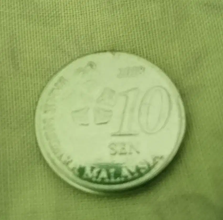 Koin kuno 10 sen Malaysia