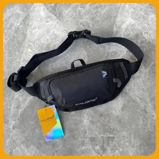 NEW ORI Kalibre Tas Pinggang Waistbag Waist Bag Hitam 920614
