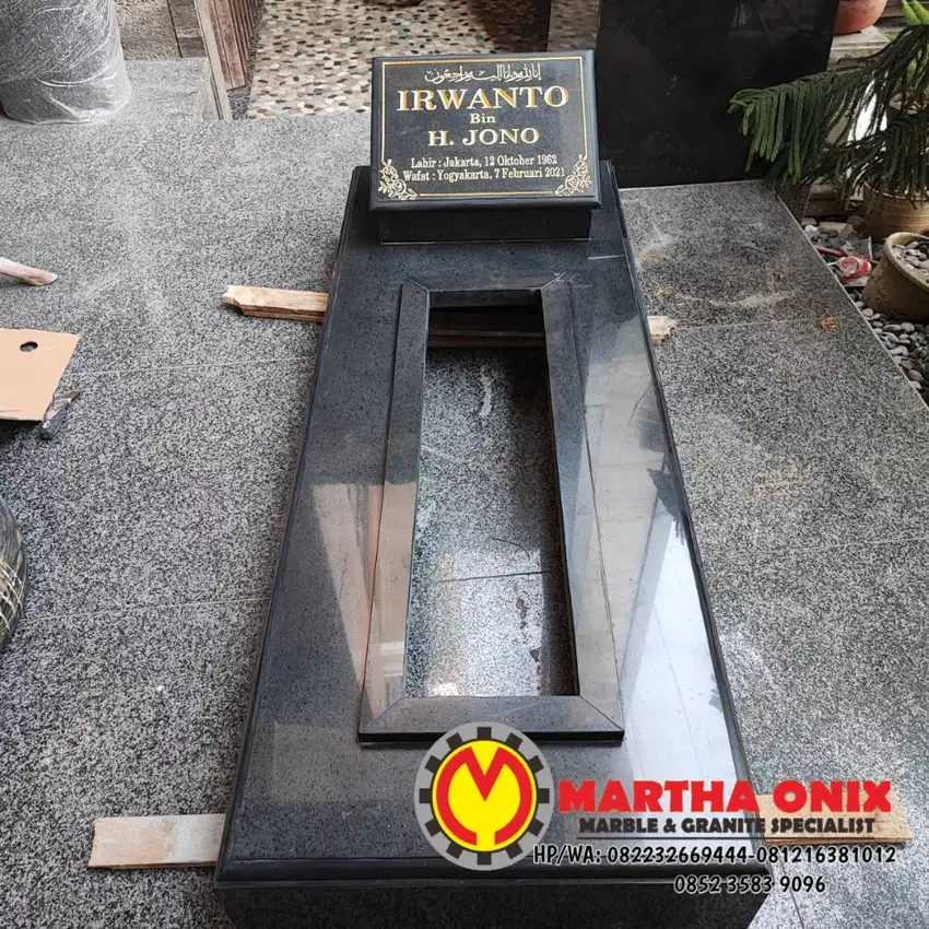 BARU NISAN MAKAM MARMER SEDERHANA PAHLAWAN