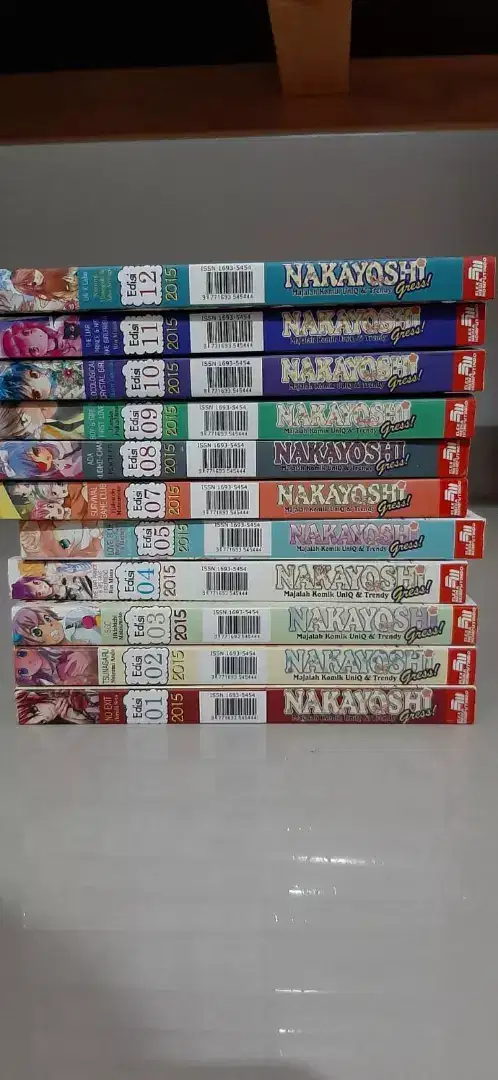 Nakayoshi lengkap tahun 2015