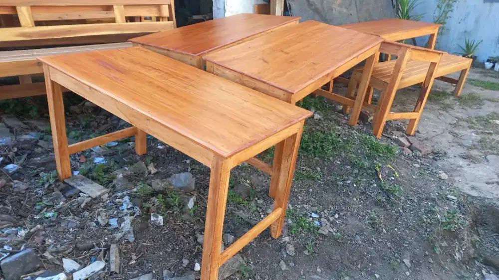 Meja warkop Cafe teras restoran dll