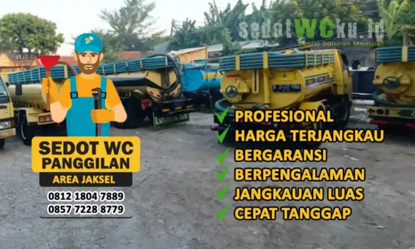 SEDOT WC PENUH AREA JAKARTA SELATAN