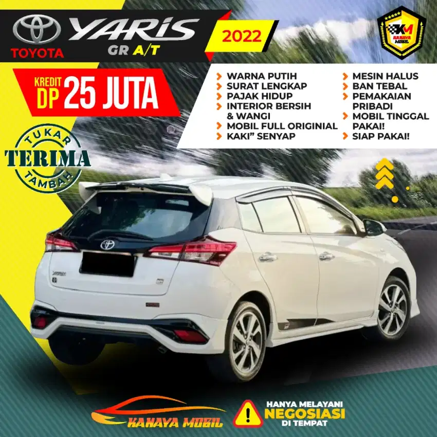 Toyota Yaris GR AT 2022, Low ODO Seperti Baru