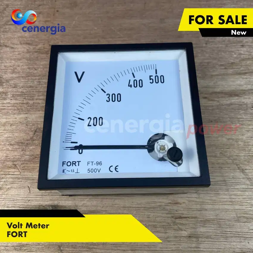 Volt Meter Analog 0-500V Merk FORT