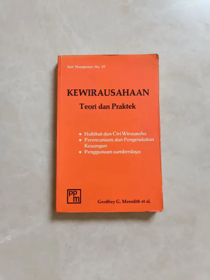 BUKU KEWIRAUSAHAAN TEORI DAN PRAKTEK GEOFFREY G MEREDITH