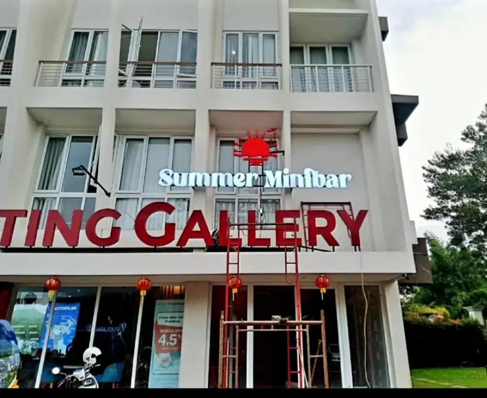 Maneki Neon. Reklame. Huruf Timbul. Custom Neon Box. Billboard Signage