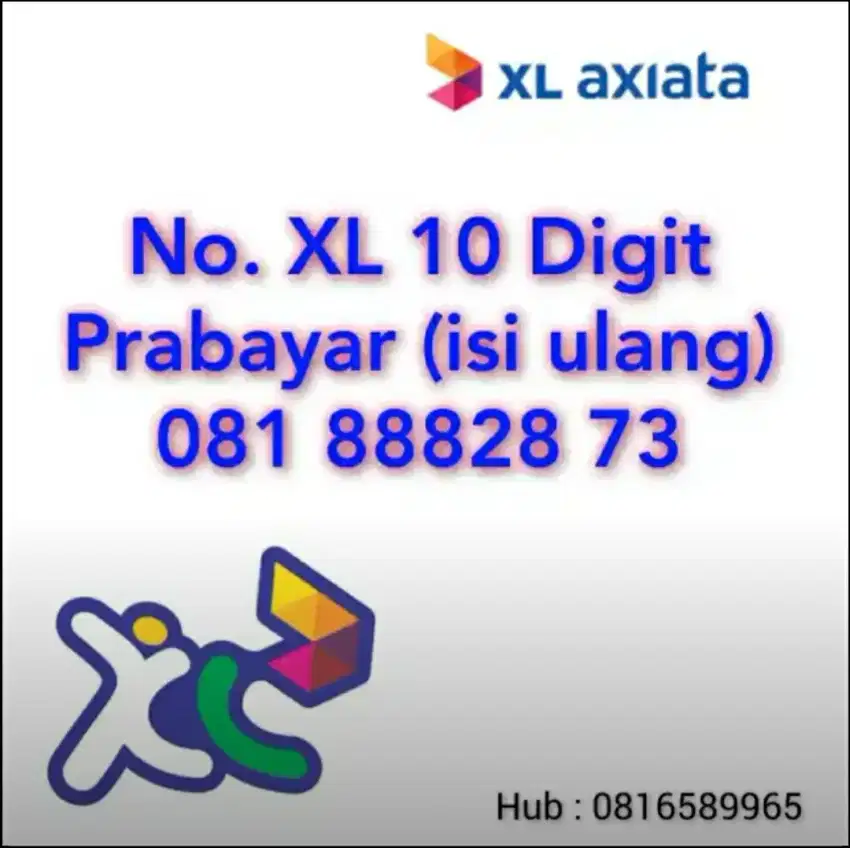 Kartu XL Prabayar 10 Digit Rapih