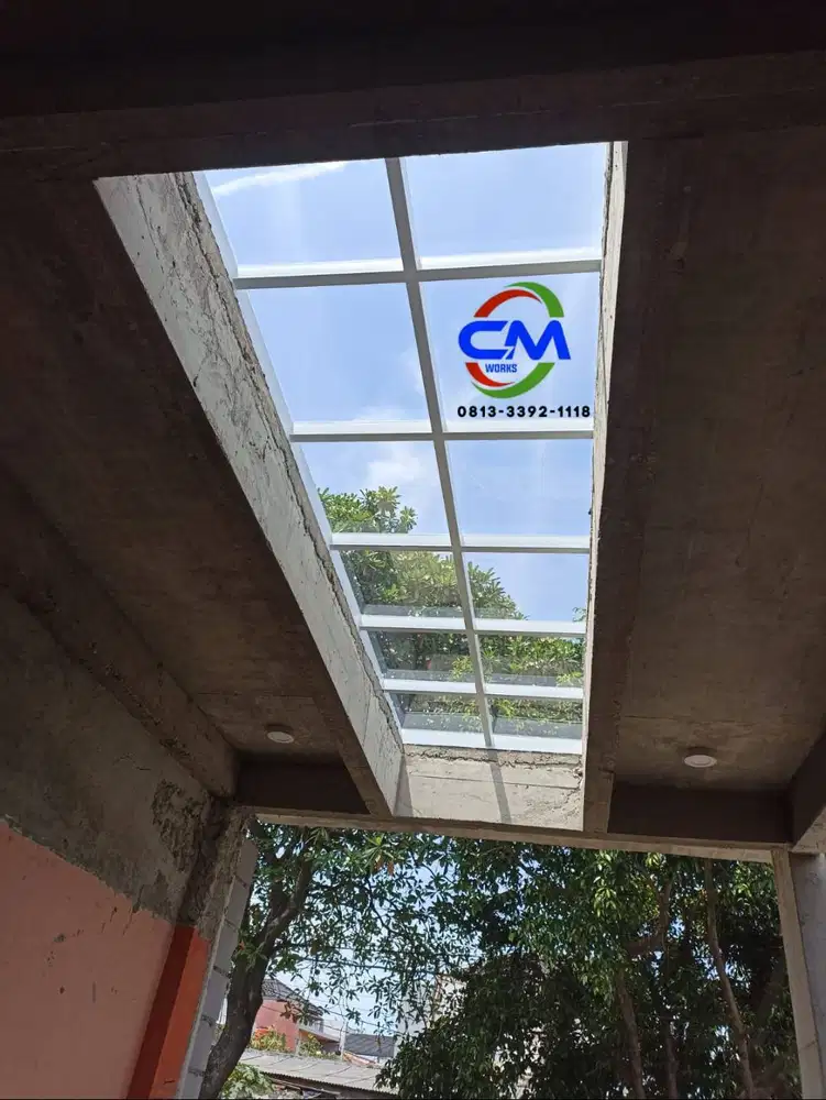 KANOPI BESI HOLLOW ATAP SOLARTUFF