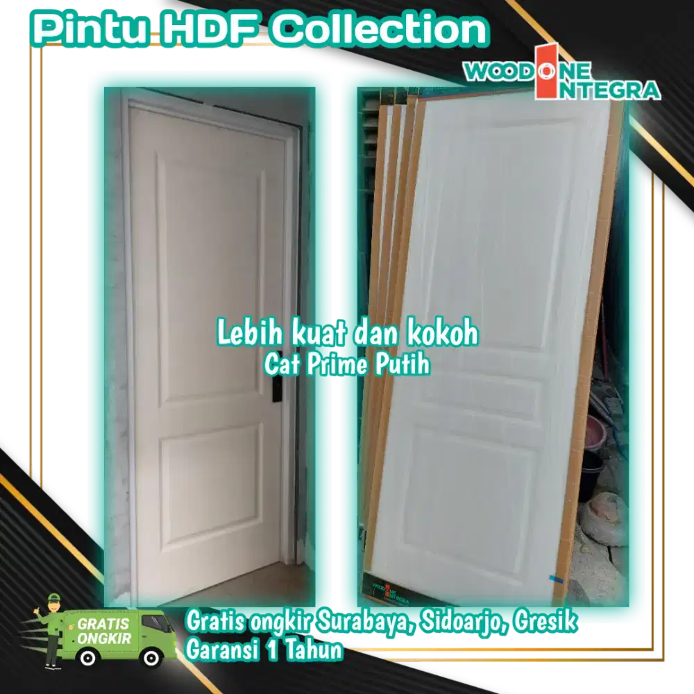 Pintu Woodone Integra HDF Panel - Gratis Ongkir - Garansi 1 Tahun