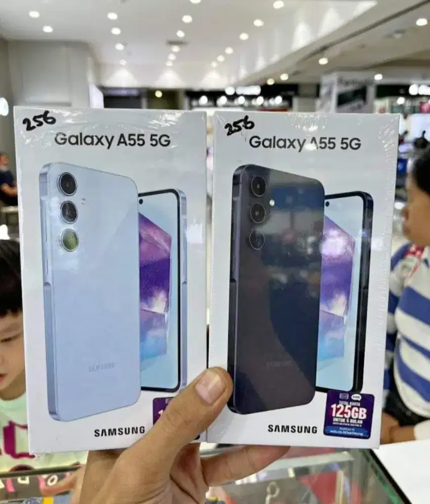 SAMSUNG A55 8/256 BARU SEGEL GARANSI RESMI