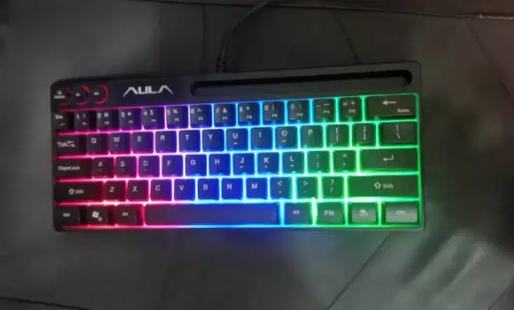 Jual Gaming Keyboard AULA F3061 61 Keys RGB Wired Membrane