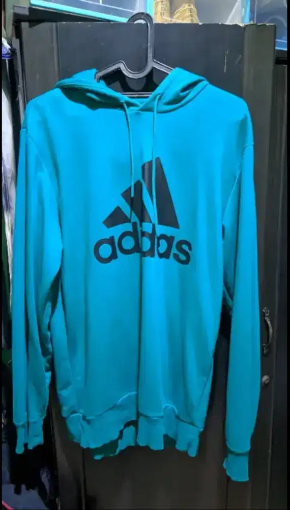 sweater hoddie adidas performance/pullover size m fit L second