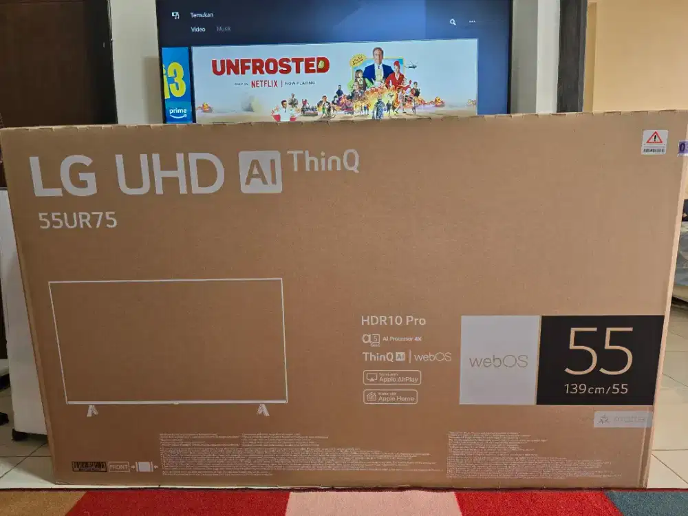 LG UHD AI ThinQ 55UR75 Hard Panel