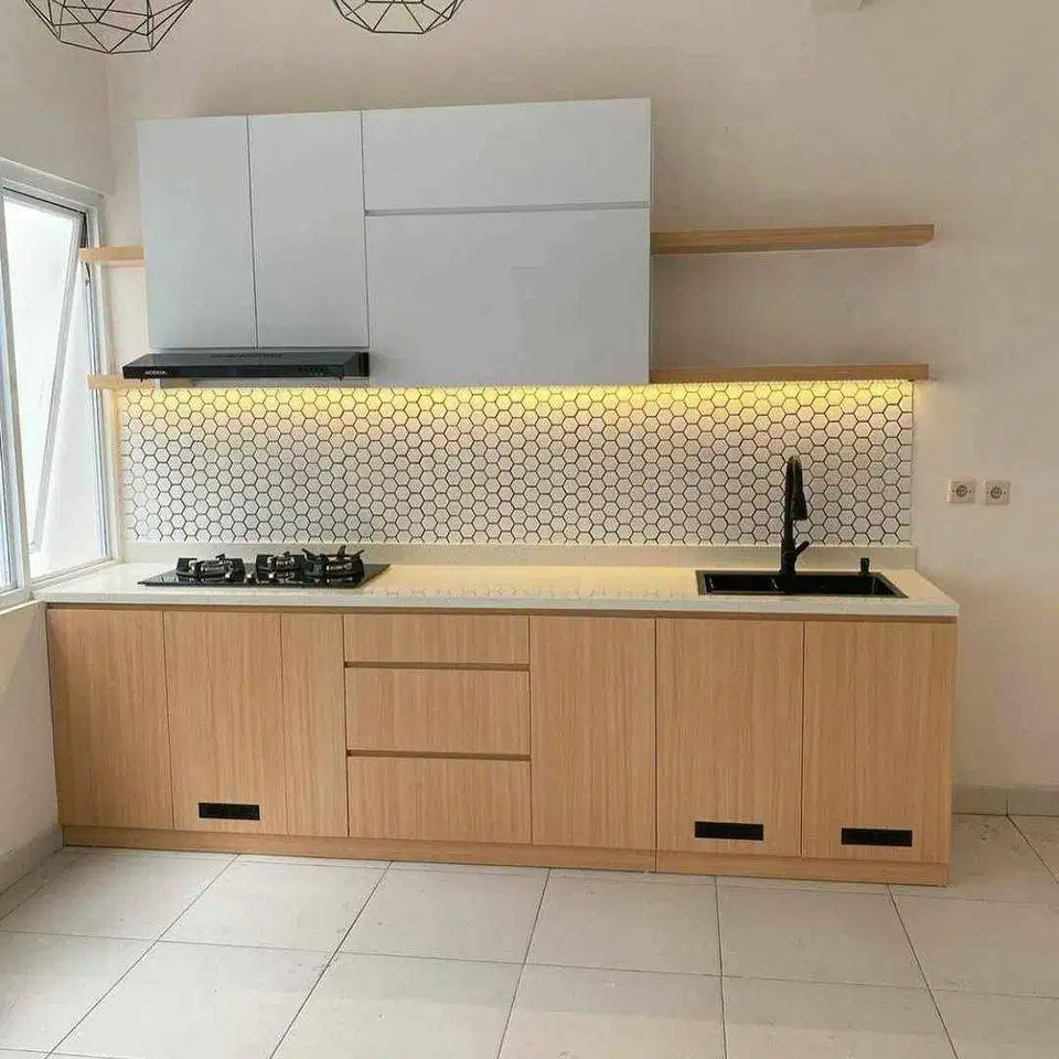 Kitchen set minimalis japandi