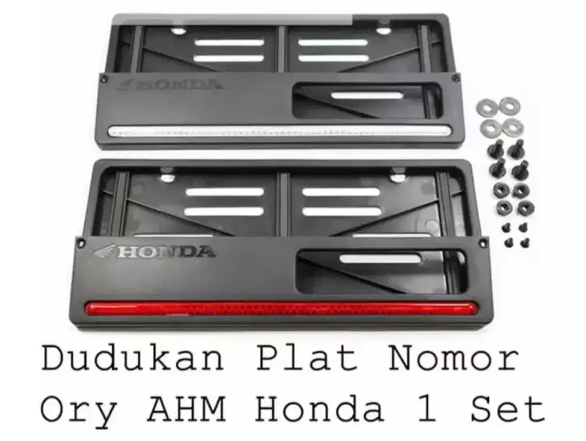 Cover dudukan plat nomor nomer honda