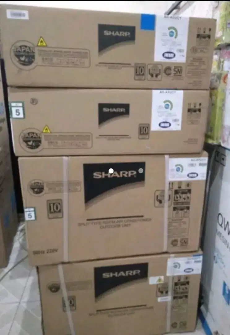 Ac sharp 1/2pk type 05bey, baru, garansi