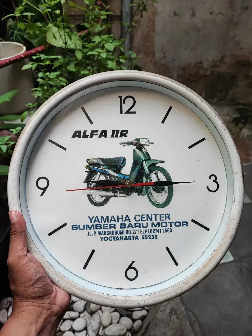 Jam Dinding Jadul Asli Merchandise Dealer Pembelian Yamaha Alfa IIR