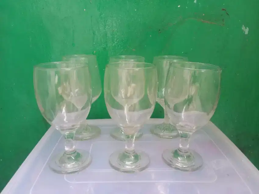Jual gelas wine 6 pcs