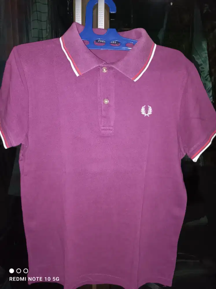 Baju Preloved POLO shirt Fred Perry, Kemeja Lengan panjang dan 3/4