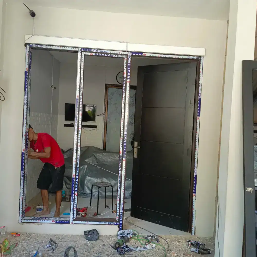 Pintu kusen aluminium