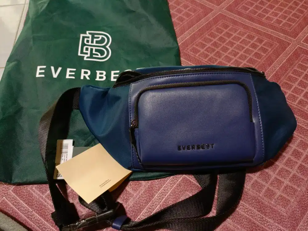 Tas pinggang Everbest navy original