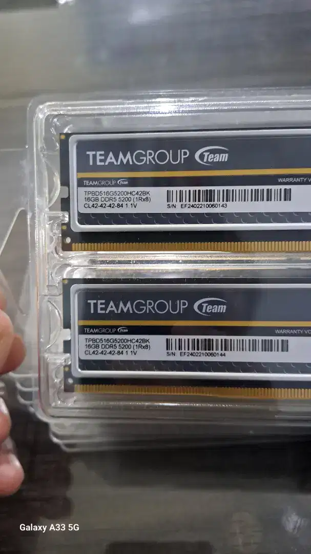 Team Group Elite plus DDR5 32 GB (2x16GB) 5200 Mhz black/silver