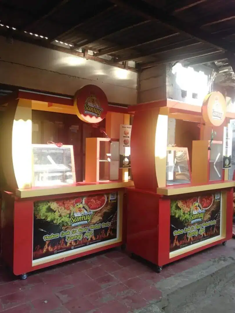 Jual gerobak stand booth kuliner