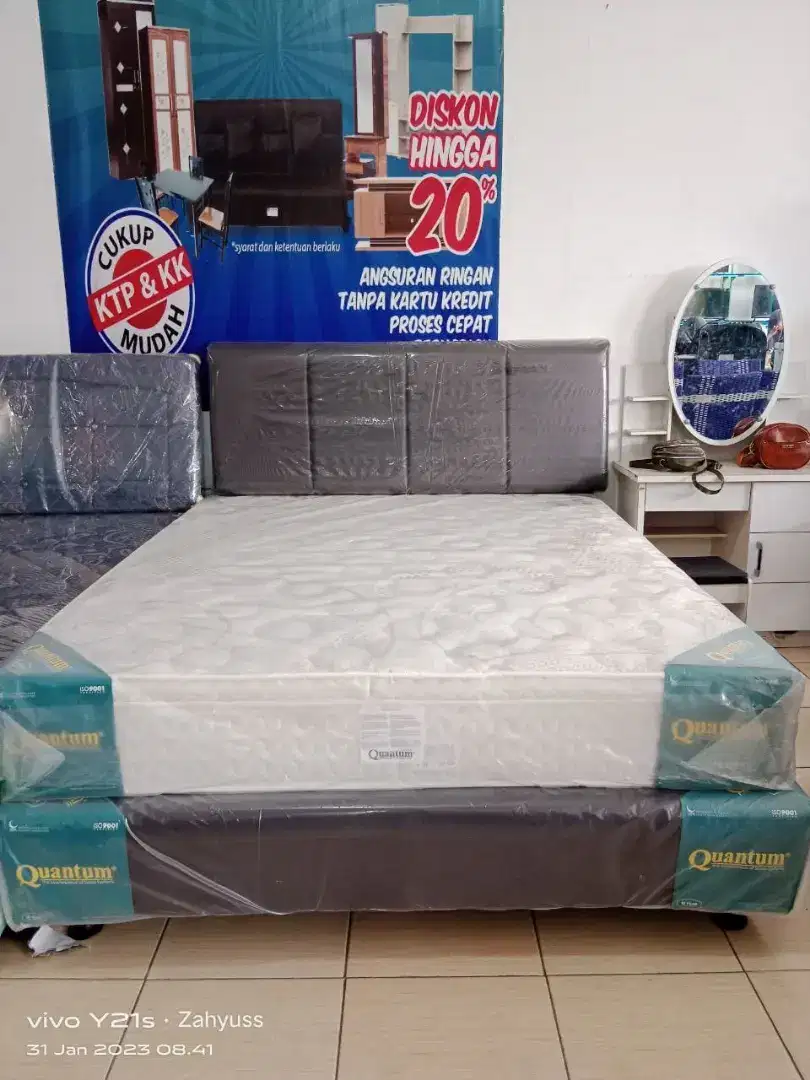 Khusus Kredit ~ Springbed QUANTUM Beauty Dream uk.160×200 DP 750rb