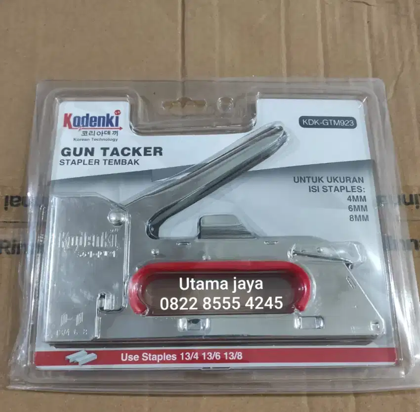 GUN TACKER/STAPLES TEMBAK KODENKI (BARU)