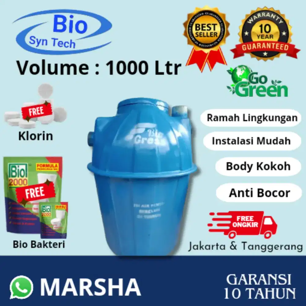 Septic Tank MURAH BERKUALITAS Bio Syn Tech, Uk. 1000lt