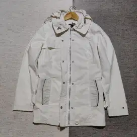 Jaket parka TOMMY HILFIGER vintage white colour original second