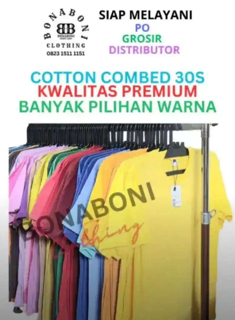 Kaos Polos Premium Remaja/ dewasa / unisex