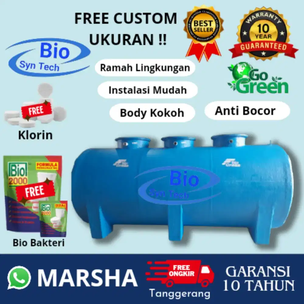 Septic Tank CUSTOM Bio Syn Tech. Uk. CUSTOM SESUAI KEINGINAN