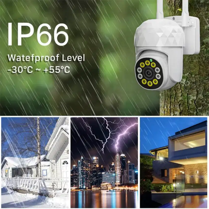 Camera cctv outdoor waterproof wifi wireless v380 pro