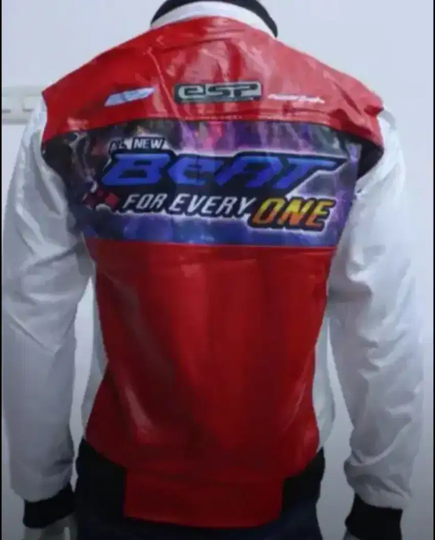 Jaket original Beat Pop Red white