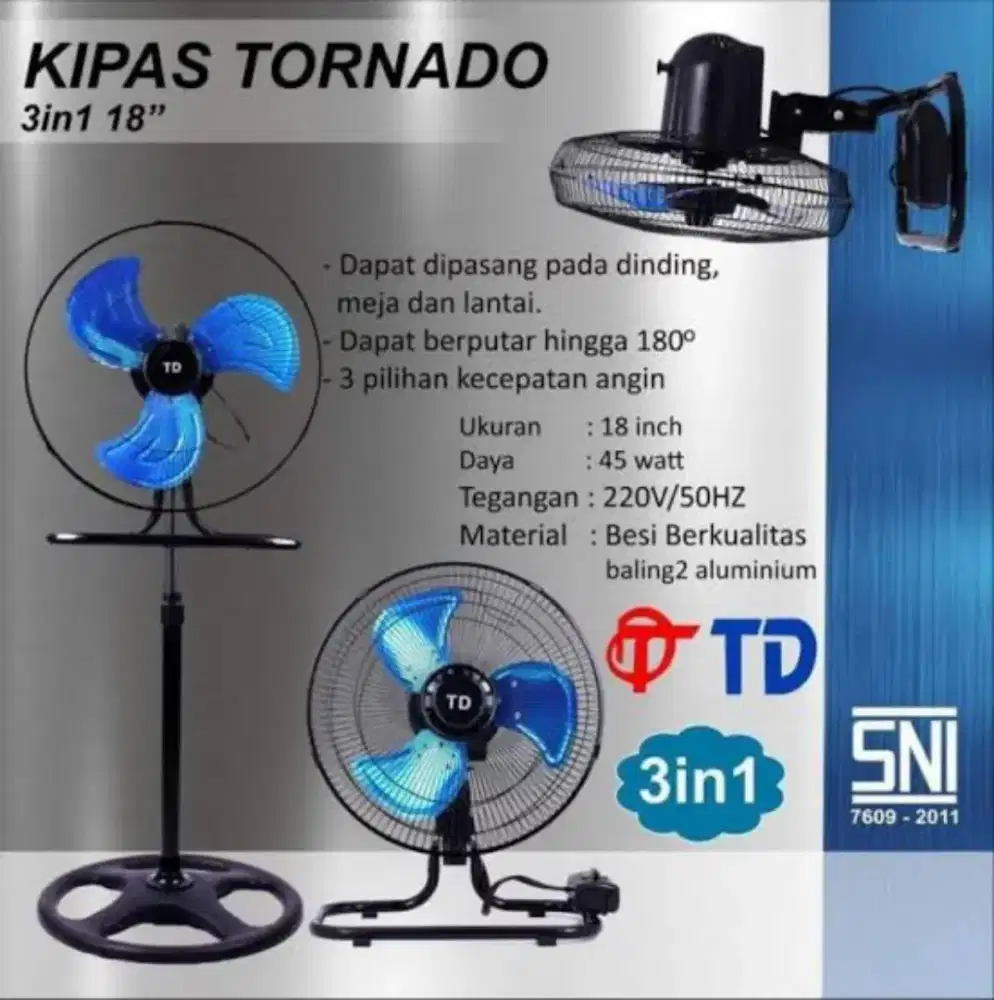 Kipas Angin 3 In 1 18 Inch