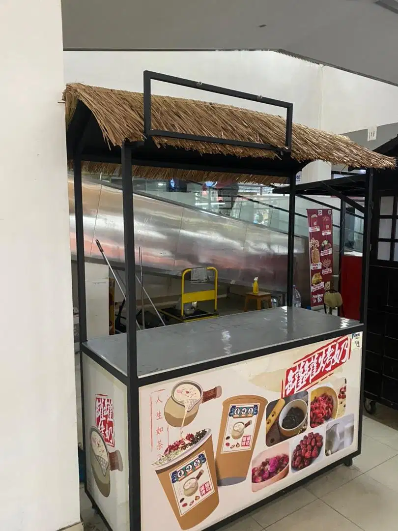 Booth Gerobak ukuran 150cm