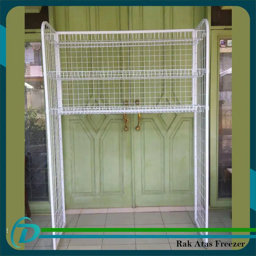 Rak atas Freezer Minimarket - Rak Jaring atas Freezer Toko