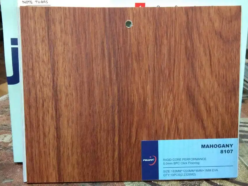 Lantai SPC Flooring Klik 5mm Termasuk Foam IXPE Volume 2,23m2/box