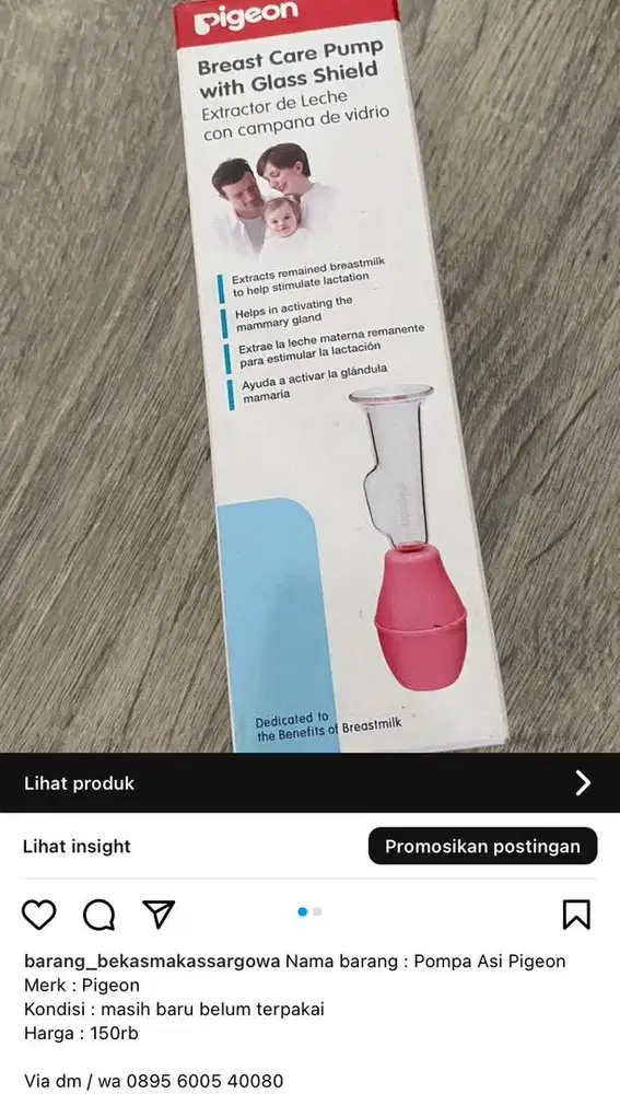 Pigeon breast pump