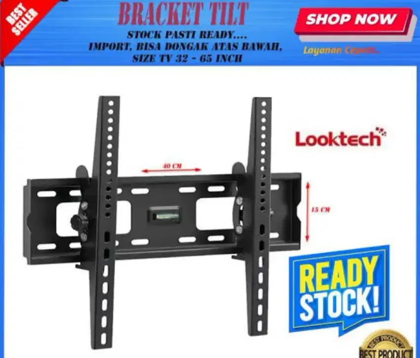 BRACKET TV 32 inch plus pasang