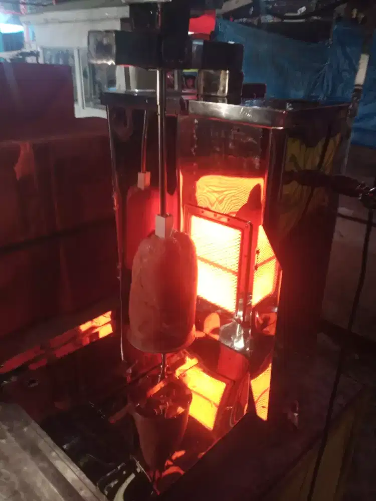 Kompor kebab otomatis dan manual