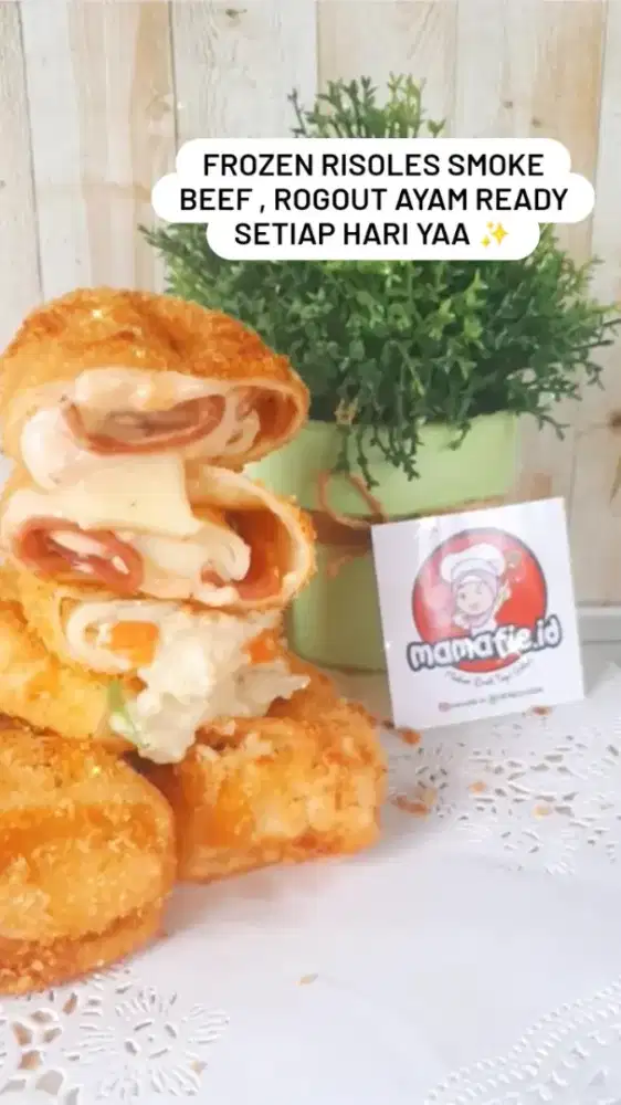 Dijual frozen risoles smoke beef premium quality