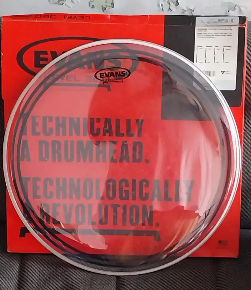 Head drum EVANS EC2 CLEAR 16