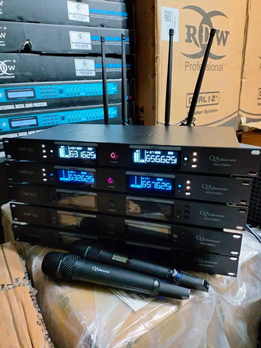 mic wireless QA KD370 jarak jauh