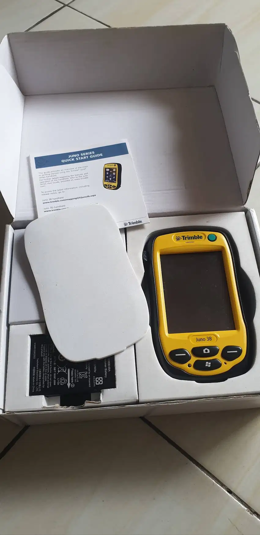 GPS Trimble Juno 3B software terrasync pro
