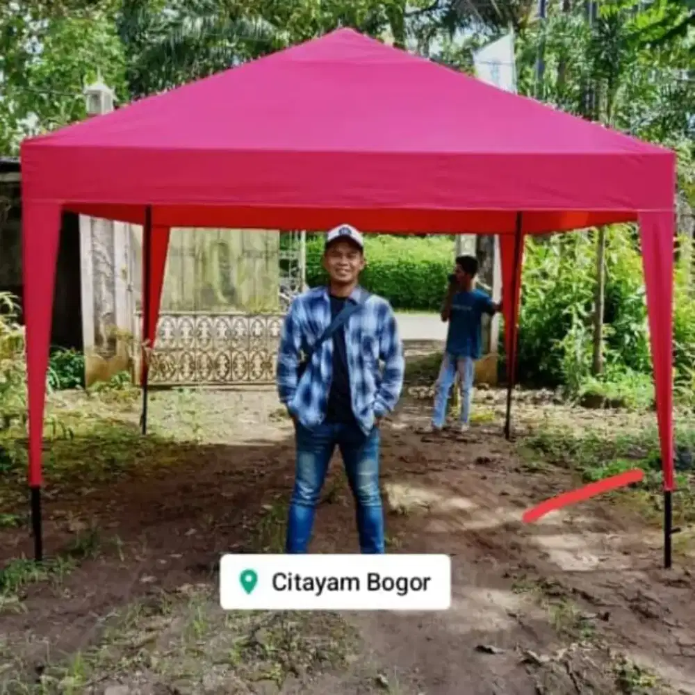 Tenda bazar 3*3 tenda piramit tenda jualan